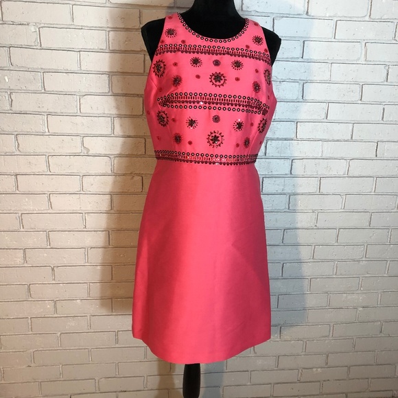 kate spade Dresses & Skirts - KATE SPADE Pink Embellished A-Line Dress Size 12